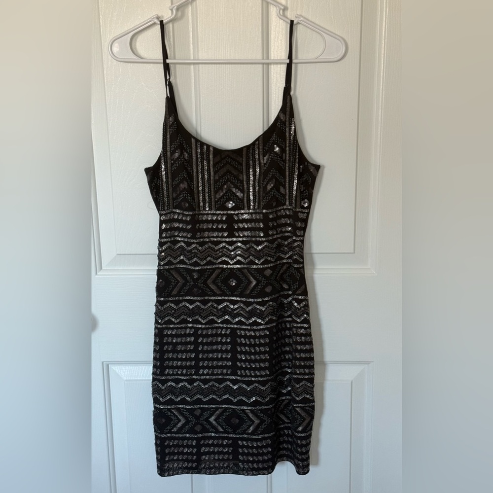 Express Sequined Mini Dress XS